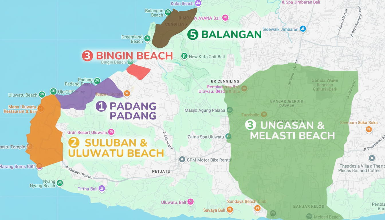 Uluwatu areas