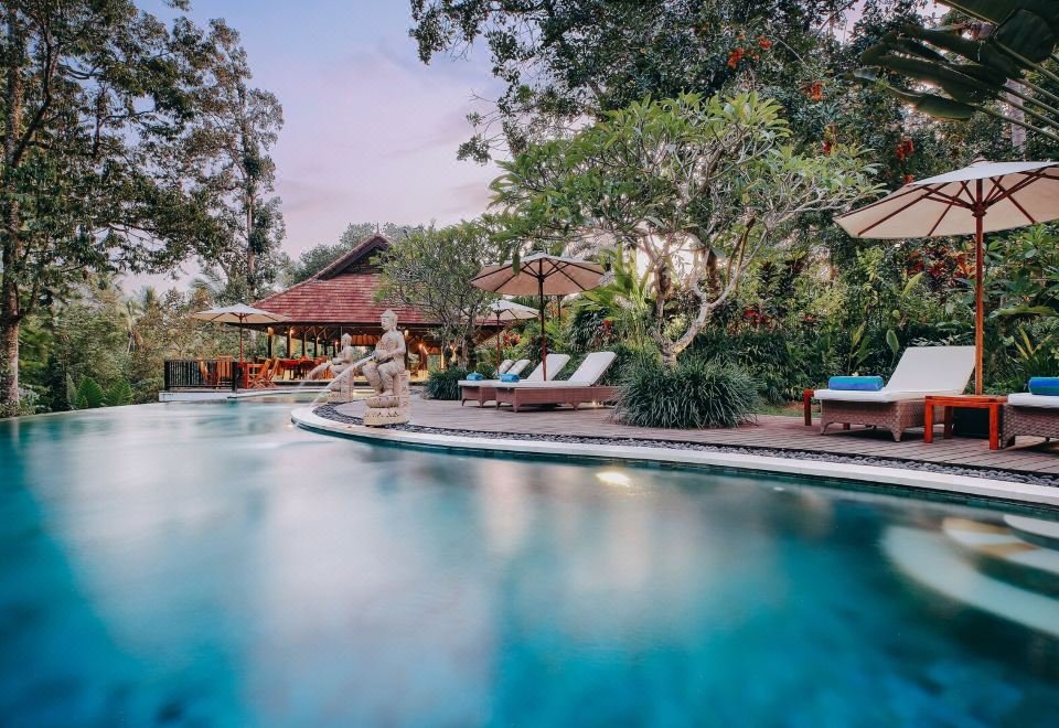 BeingSattvaa Luxury Ubud jungle infinity pool