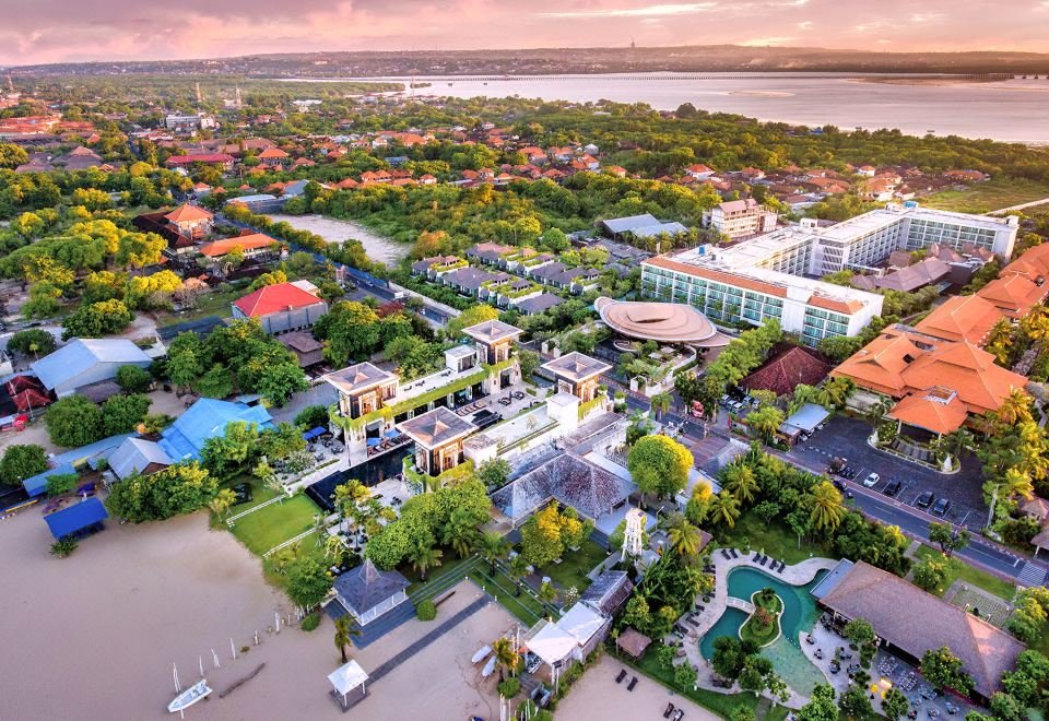 The Sakala Resort Bali All Suites beachfront location