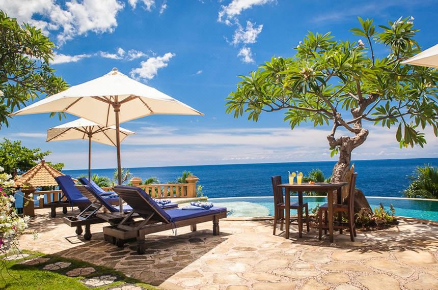 Blue Moon Villas Resort beachfront accommodation